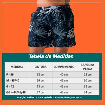 Imagem de Kit 03 Short Praia Bermudas Masculino Mauricinho Tactel com Elastano