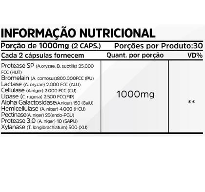 Imagem de Kit 03 super digestive enzymes 1000mg 60caps nutrivitalle