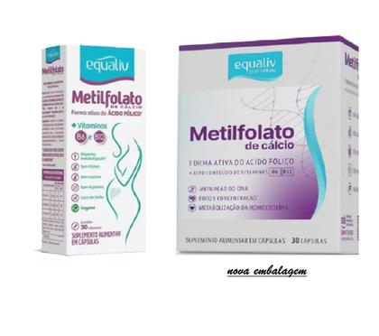 Imagem de Kit 03 Suplemento  Metilfolato De Cálcio 30 Cp - Equaliv