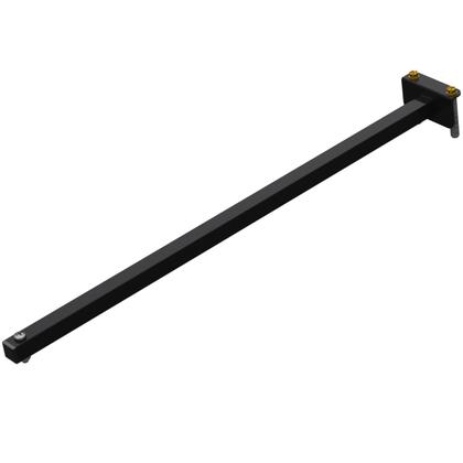 Imagem de KIT 03 Suportes Haste De Refletor Led Parede Fachada Banner Base L Curva 60 Cm