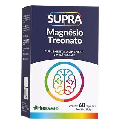 Imagem de Kit 03 Supra Magnésio Treonato 60 Cápsulas Herbamed