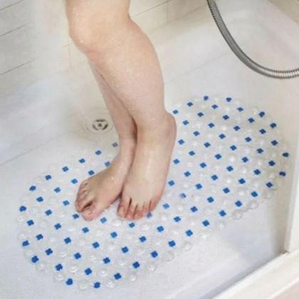 Imagem de Kit 03 Tapetes Box Banheiro Antiderrapante Cores Sortidas