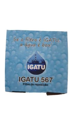 Imagem de KIT 03 UN Filtro Igatu 567 granulado bebedouro de pressão