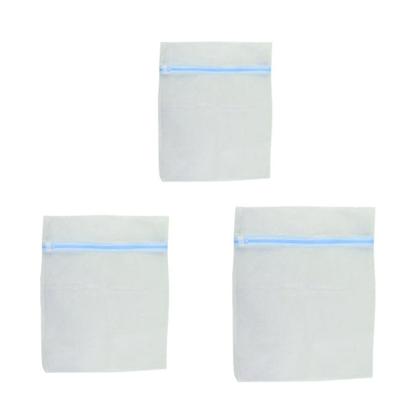 Imagem de Kit 03 Unidades Bolsa para Lavar Roupas com Zíper