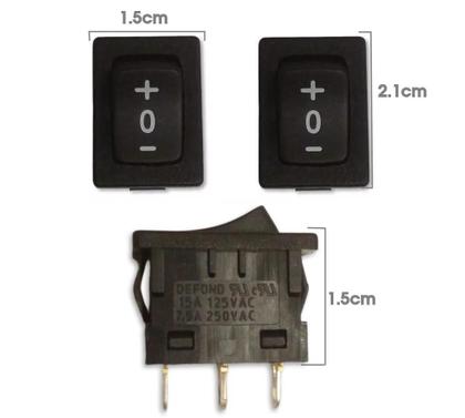 Imagem de Kit 03 unidades - Chave Gangorra 03 Posições 15a 125v - 7.5a 250v