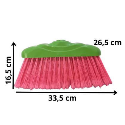 Imagem de Kit 03 Vassoura Soberana Multiuso NYLON Resistente Qualidade