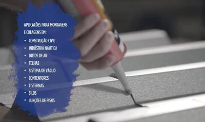 Imagem de Kit 03 Veda Calha Cola Selante Rufo Telhado Emenda Multiuso