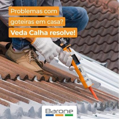 Imagem de Kit 03 Veda Calha Cola Selante Rufo Telhado Emenda Multiuso