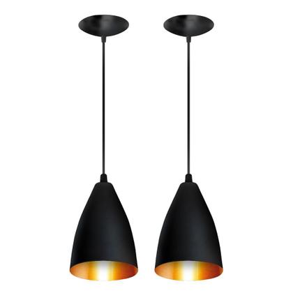 Imagem de Kit 03 Vegas Preto Com Cobre Premium Casa E Decoração para seu ambiente