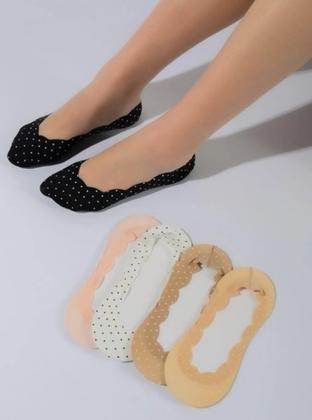 Imagem de KIT 03UN Meias de Seda Silicone Para Mulheres Antiderrapante Invisível Fino