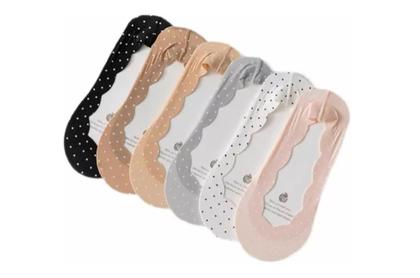 Imagem de KIT 03UN Meias de Seda Silicone Para Mulheres Antiderrapante Invisível Fino