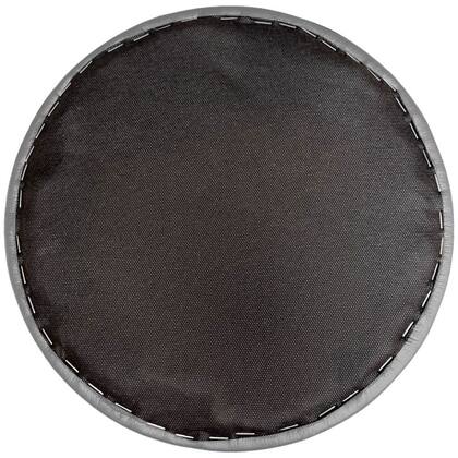 Imagem de Kit 04 Assentos Redondo Banqueta Cadeira Estofados Poltronas H02 material sintético Cinza 39 cm - Lyam Decor