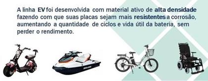 Imagem de Kit 04 baterias 12v 15ah ciclo profundo bicicleta elétrica ,scooter elétrica,patinete elétrico