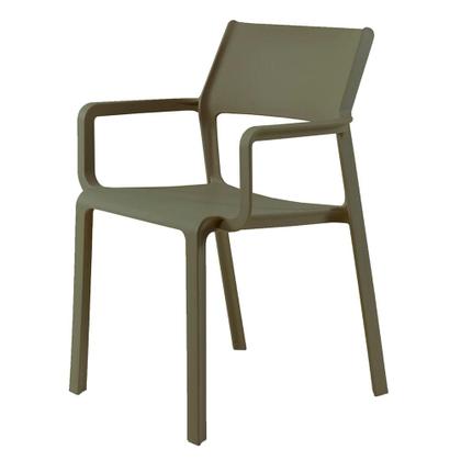 Imagem de Kit 04 Cadeiras Santorini Polipropileno Verde Musgo - 73381