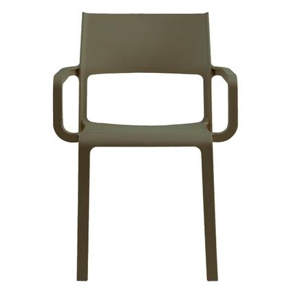 Imagem de Kit 04 Cadeiras Santorini Polipropileno Verde Musgo - 73381