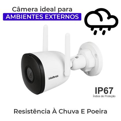 Imagem de Kit 04 Câmeras Inteligente Mibo Externa WiFi Intelbras Full HD 1080P iM5 SC - Com Microfone, IP67