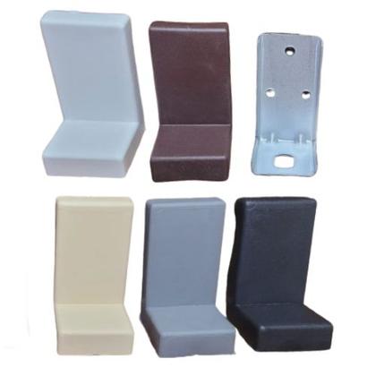 Imagem de Kit 04 Cantoneiras  Aérea Metálica Reforçada + Capa Branca