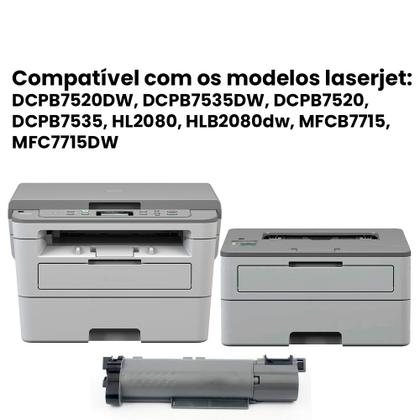 Imagem de Kit 04 Cartucho De Toner Compatível TN-B021 TN B021 Para DCPB7535DW