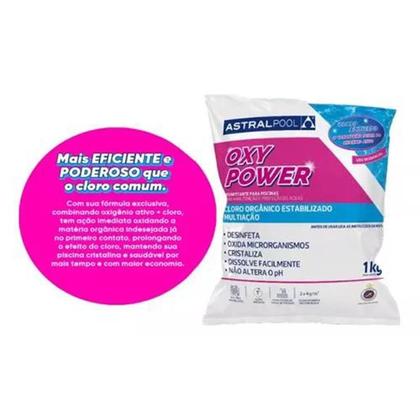 Imagem de Kit 04 Cloros Oxypower Multiação P/ Piscina 1kg - Astralpool