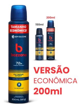 Imagem de Kit 04 Desodorante Bozzano 72h Extreme Sport Proteção em Dobro - 200ml (grande)