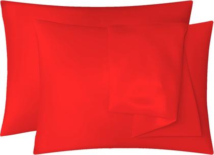 Imagem de Kit 04 Fronhas de Cetim Anti Frizz (02 Pares) 65cm X 50cm