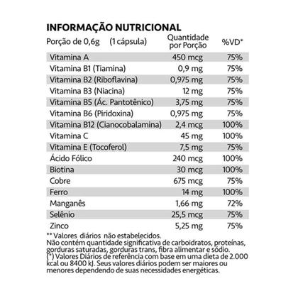 Imagem de Kit 04 Nutricaps Mulher Polivitaminico 60 Capsulas Maxinutri