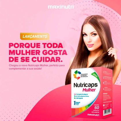 Imagem de Kit 04 Nutricaps Mulher Polivitaminico 60 Capsulas Maxinutri