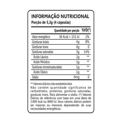 Imagem de Kit 04 Oleo De Coco Extra Virgem 60 Caps 1000Mg Maxinutri