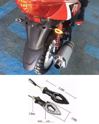 Imagem de Kit 04 Peças Seta Pisca Esportiva Moto Esporte Led Universal 21820PT