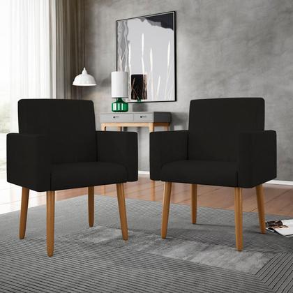 Imagem de Kit 04 Poltronas Decorativa Recepção Oferta - Balaqui Decor