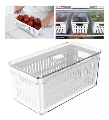 Imagem de Kit 04 Potes Organizador Hermético Block 450Ml Mantimento