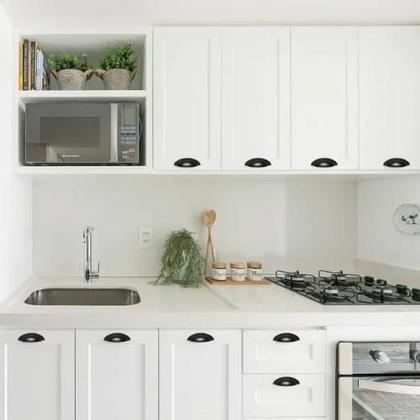 Imagem de Kit 04 Puxadores Concha Paris Provençal Móveis Várias Cores