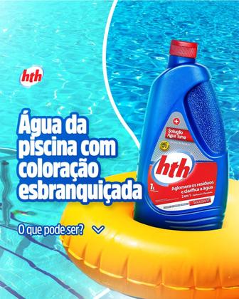 Imagem de Kit 04 Solução Água Turva Hth 1 Litro Super Decantador