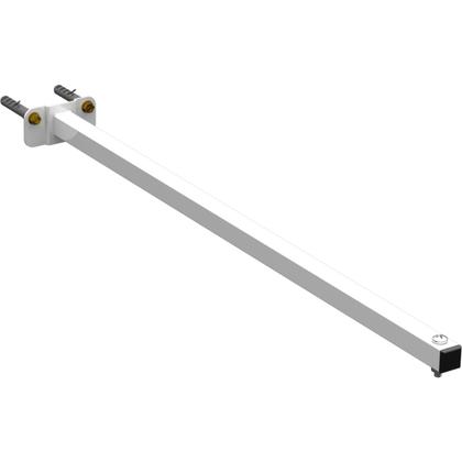 Imagem de Kit 04 Suportes De Refletor Led Haste Parede Fachada Banner Iluminação 60 Cm