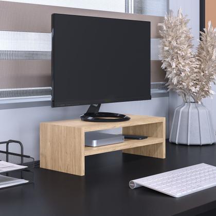 Imagem de Kit 04 Suportes Para Monitor Stand Home Office Lap 63 cm L03 Amadeirado - Lyam
