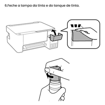 Imagem de Kit 04 Tintas Originais L3250 L3210 T544 L3150 - Kit 04 Cores - Original