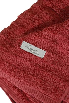 Imagem de Kit 04 Toalha de Banho Grande e Grossa - Loft - Azul/Branca/Terracota/Cinza - 72x140cm - LMpeter