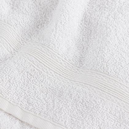 Imagem de Kit 04 Toalha Rosto Salão Cabeleireiro Barbearia Gramatura 330g Branco