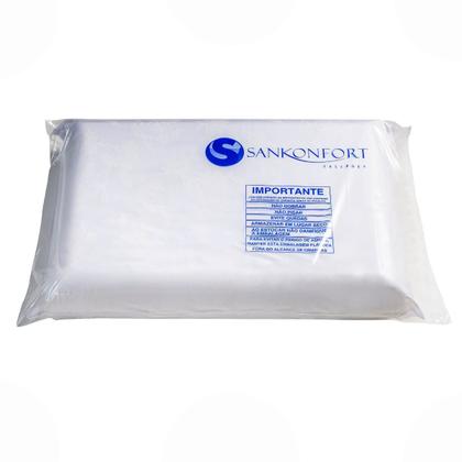 Imagem de Kit 04 Travesseiros Linha Nina Sankonfort 60x40 Conforto Máximo Antiácaro Antialérgico