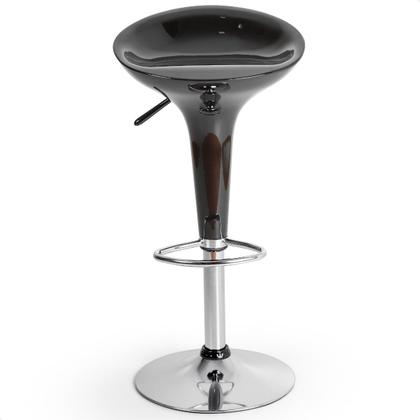 Imagem de Kit 04 Un Banquetas Giratória Alta Tulipa Lotus Assento Abs prime.office P010