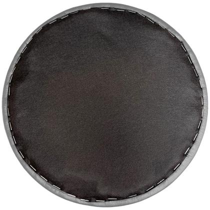 Imagem de Kit 05 Assentos Redondo Banqueta Cadeira Estofados Poltronas H02 Corano Cinza 35 cm - Lyam Decor