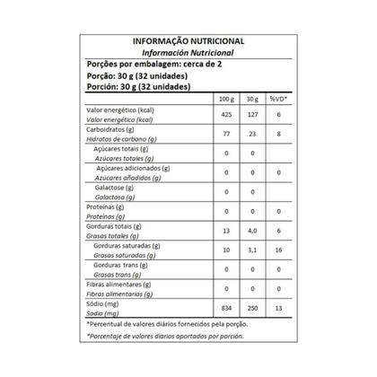 Imagem de Kit 05 Biscoitos Polvilho Sem Glúten E Lact Tradicional 70g