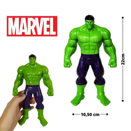 Imagem de Kit 05 Boneco Marvel Avengers Thor Hulk Iron Man Spider Capitão Vingadores