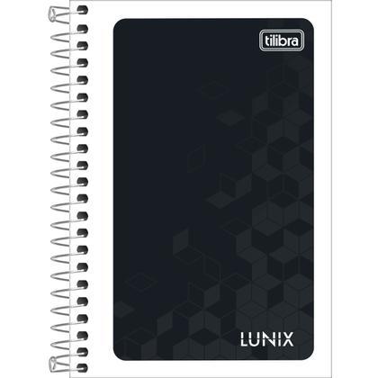 Imagem de KIT 05 Cadernetas Pequena Espiral 1/8 LUNIX Anotações Capa Flexível 96 Folhas Tilibra
