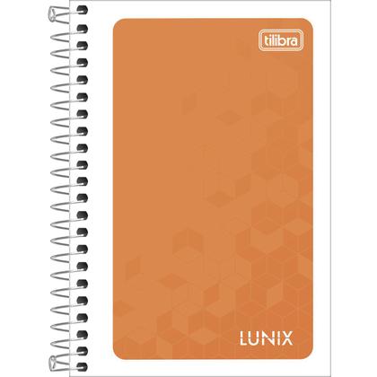 Imagem de KIT 05 Cadernetas Pequena Espiral 1/8 LUNIX Anotações Capa Flexível 96 Folhas Tilibra