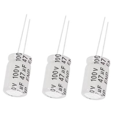 Imagem de Kit 05 Capacitor 47x100 Bipolar 47Uf 100V Para Driver Som