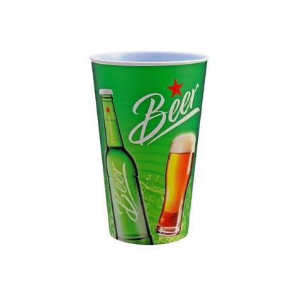 Imagem de Kit 05 Copos Cerveja Decorados Beer 550ml Usual Utilidades