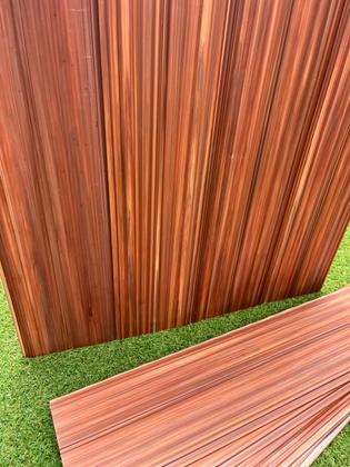 Imagem de Kit 05 Placa De Forro Pvc Jatoba Imbuia Amadeirado 1.00x0.20