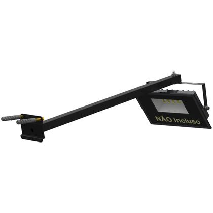 Imagem de Kit 05 Suportes Inclinação Haste De Refletor Led Parede Fachada Banner Base Inclinada 50 Cm