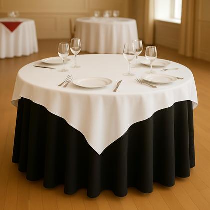 Imagem de Kit 05 Toalhas Cobre Mancha Jacquard Mesa Festa Casamento